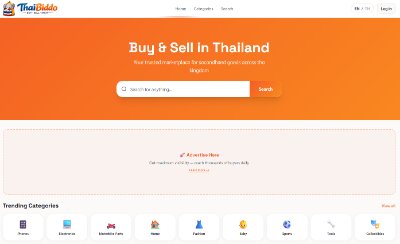 ThaiBiddo marketplace built by Asia Design Lab